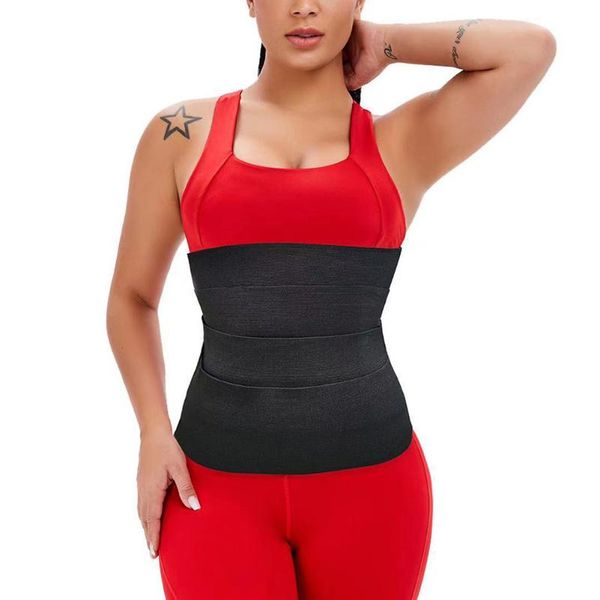 

resistance bands waist trainer shaperwear belt women slimming tummy wrap body shaper control strap