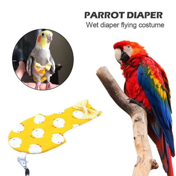 

other bird supplies 2021 pet diaper clothes parrot harness traction rope adjustable flying strap out