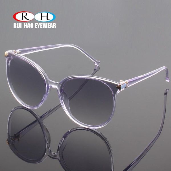 

sunglasses fashion women cat eye sun glasses anti uv design casual rui hao eyewear brand, White;black