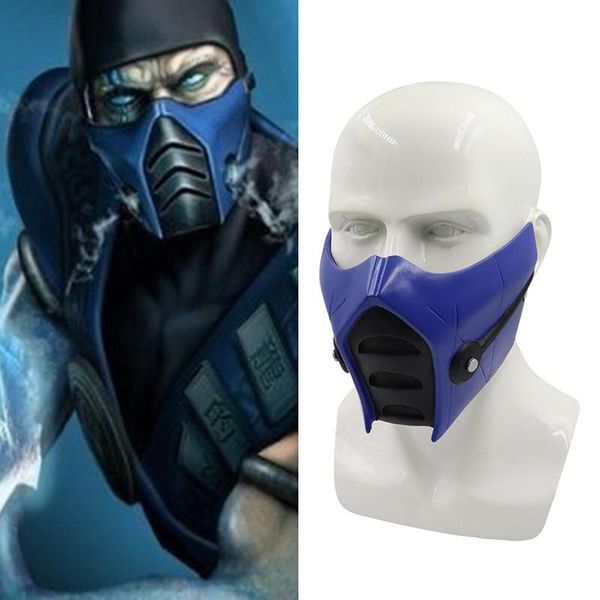 

party masks mortal kombat resin cosplay scorpion face sub-zero mask masker halloween props