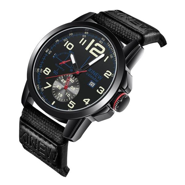 Wholesale Brand Army Vintage Watch Men Fashion Nylon Band Military Sports Calendar Quartz Watches Montres De Marque Luxe 2021 Wristwatches