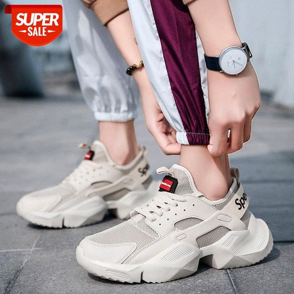 

men's shoes ins summer casual thick-soled old mesh breathable sports youth running #cr03