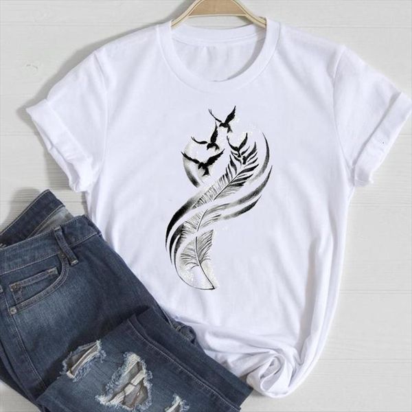 

and women short sleeve mens t shirts vintage office cute fashion cartoon summer graphic print tee female tshirts clothes, White;black