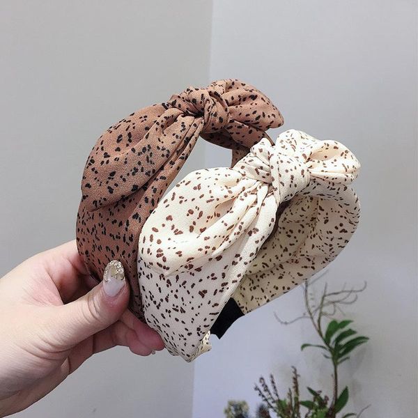 

hair accessories women girls satin flower pattern knot bow hairband headband adult