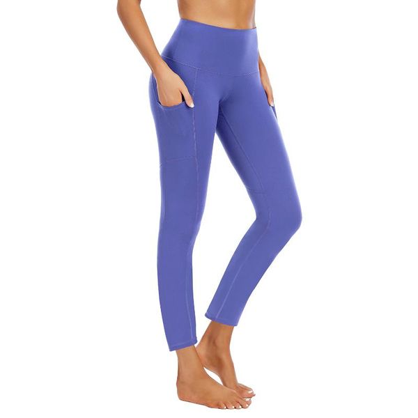

yoga pants double-sided fabric high waist tight running stretch mesh fitness women outfit