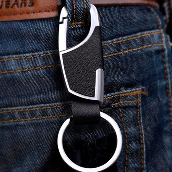 

keychains exquisite metal leather keychain key for acura mdx rdx tsx seat leon ibiza toledo saab 9-3 9-5 93 infiniti q50 fx35 g35 g37, Silver