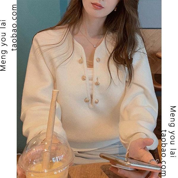 

women's sweaters autumn and winter clothing idle style versatile retro japanese knitwear design sense niche loose soft milk style.kio, White;black