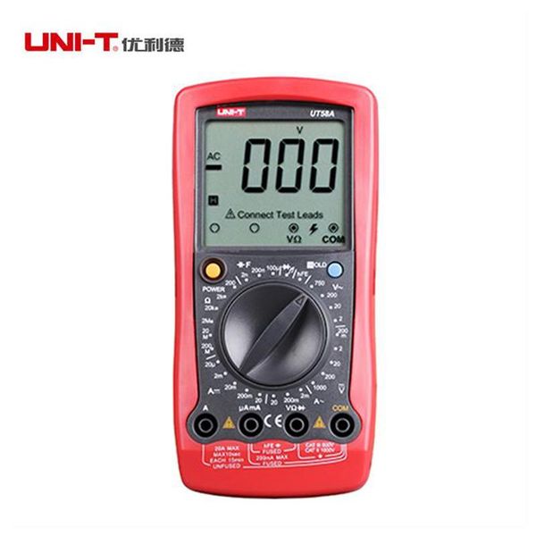 

multimeters uni-t ut58a large screen digital multimeter