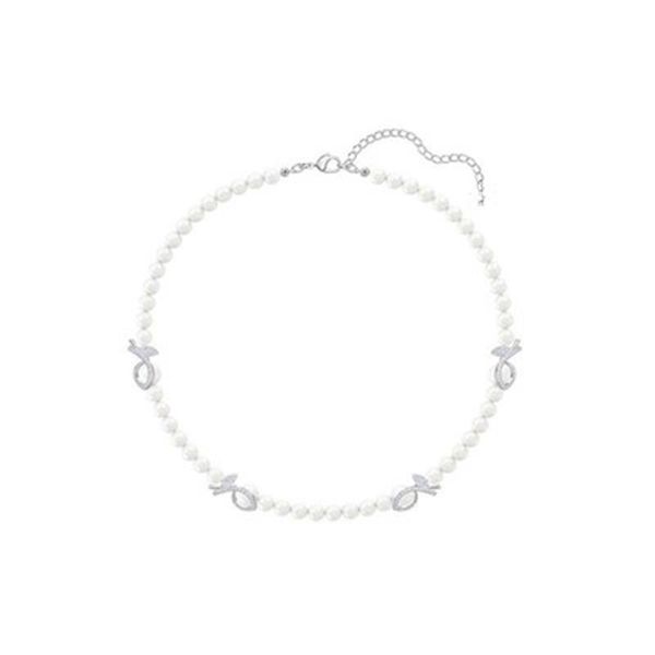 

chains women necklace leaf white color for gift 2021, Silver
