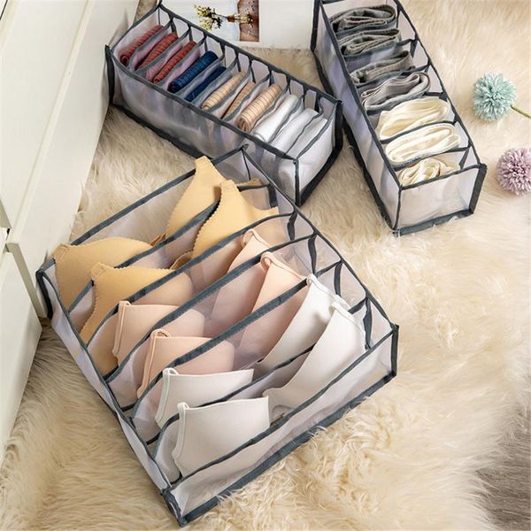 

storage drawers 1/3pcs underwear bra organizer box 3 colors dormitory drawer closet separated organizers home foldable socks boxes
