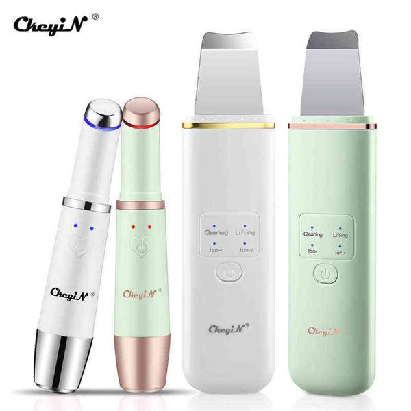 

nxy face care devices ckeyin facial ultrasonic cleaning skin scrubber ultrasound peeling blackhead removal ionic vibration eye massager anti