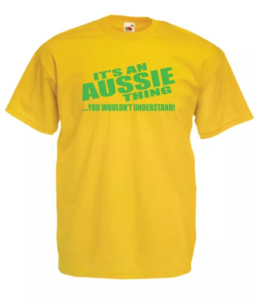 

aussie thing xmas gift idea mens women t shirts multi-color s-2xl, White;black