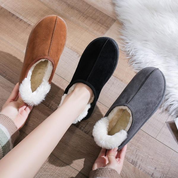 

boots snow women 2021 winter short tube low-one-step plus velvet thickening warmth fashion bread shoes cotton, Black