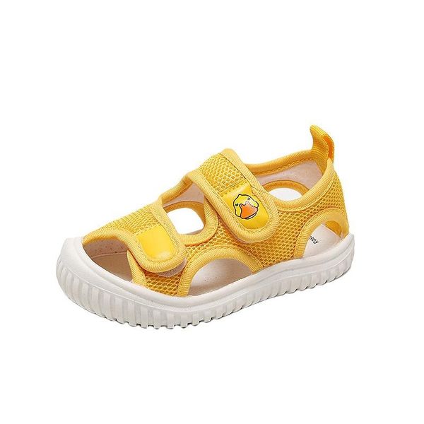 

sandals cozulma children summer toddler girls boys beach shoes soft mesh little kids baby 21-30, Black;red