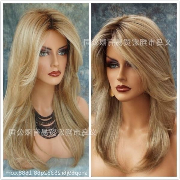 

gradient women's diagonal bangs micro roll medium long hair cover, Black