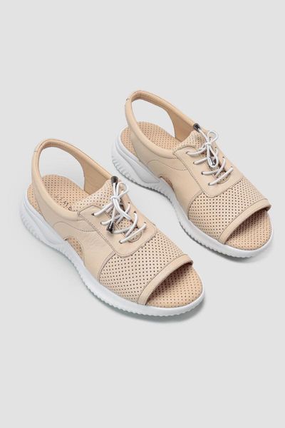 

sandals women's leather barbra ten stapler hole, Black