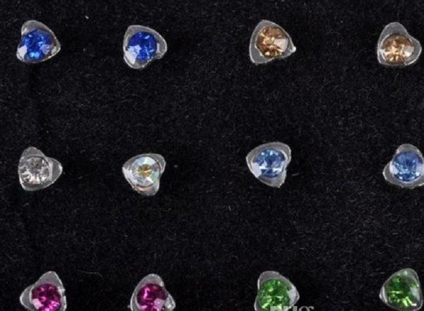 

2021 144 pcs/lot 316l stainless steel womens body jewelry nose studs nose ring body piercing, Silver