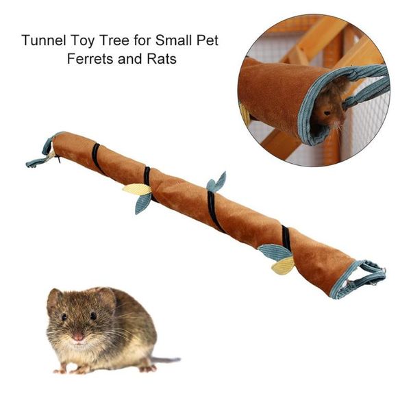 

small animal supplies tunnel hamster hammock for animals, tube rat ferret toy pet warm