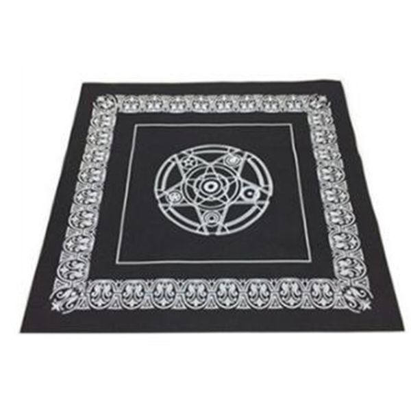 

non-woven board game textiles tarot table cover playing cards pentacle tablecloth