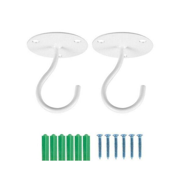 

hooks & rails 2pcs ceiling hook accessories art balcony decor for hanging plants hanger