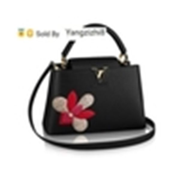 

yangzizhi8 2018 pm m54696 capucines new women fashion shows shoulder bags totes handbags handles cross body messenger bags, Black;red