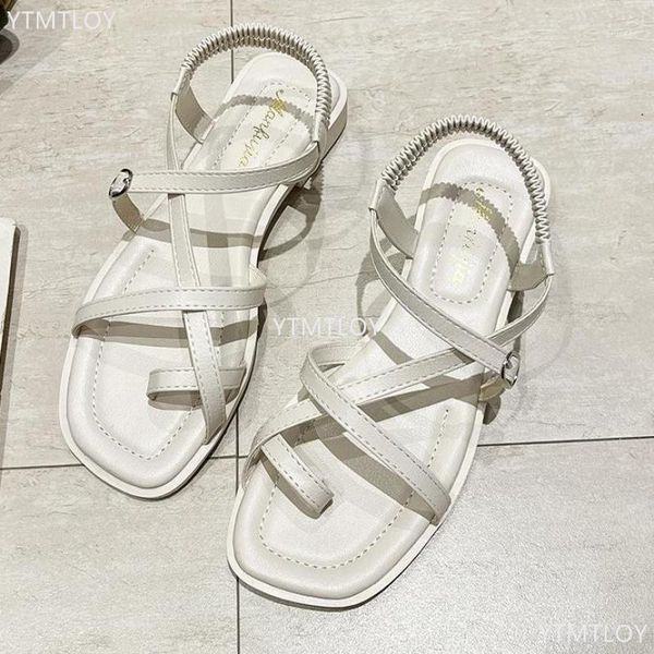 

women platform sandals summer fashion female ankle strap open toe slippers comfort simple vacation zapatillas mujer casa1, Black