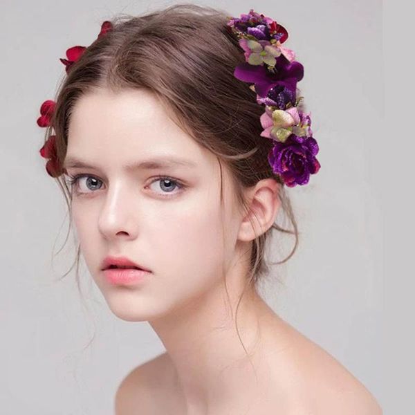 

hair accessories haimeikang women flower combs fashion ponytail hairpins for girls wedding princess chic