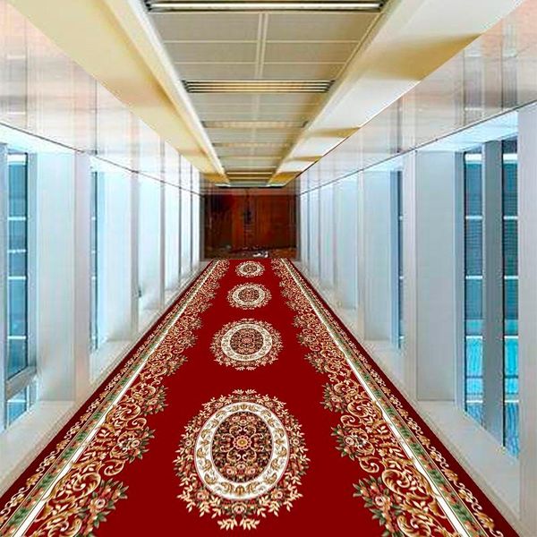 

carpets reese classical luxury flowers long lobby burgundy rug stairway hallway decor corridor aisle party wedding only the