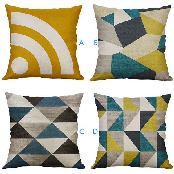 

cushion/decorative pillow irregular geometric pattern case cushion cover 60x60cm waist throw covers pillowcase for sofa/ bed 20may27