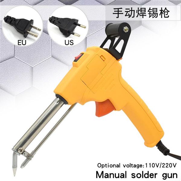 

professional hand tool sets 110v 220v 60w auto welding electric soldering solder iron gun kit with 0.8mm 50g tin wire