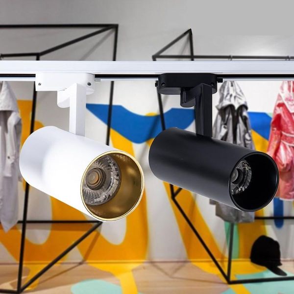 

spot lights led tracklight clothing store commercial background wall showroom shop spotlight super bright track light 12w 20w