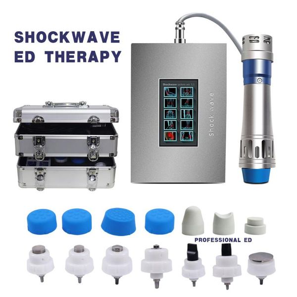 

full body massager aluminum box electromagnetic shockwave therapy machine extracorporeal physiotherapy equipment for ed treatment joint pain