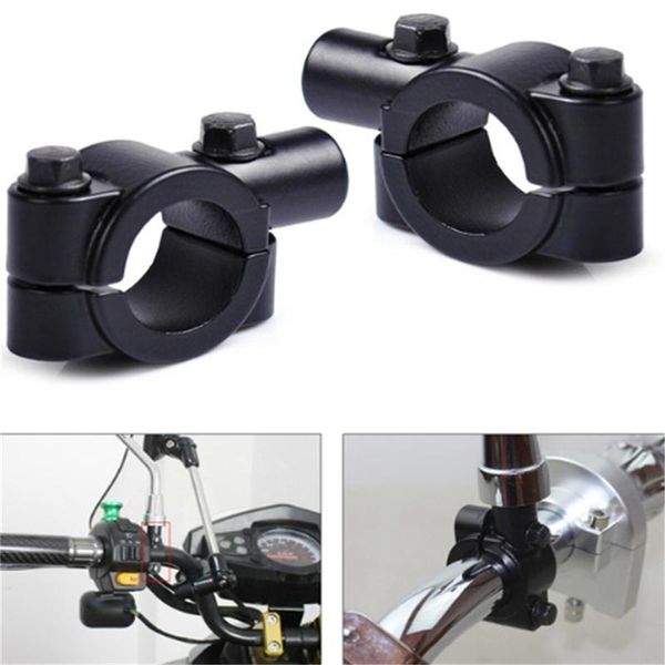 

motorcycle mirrors adjustable handlebar metal rear view mirror mount holder motorbike clamp bracket accessories