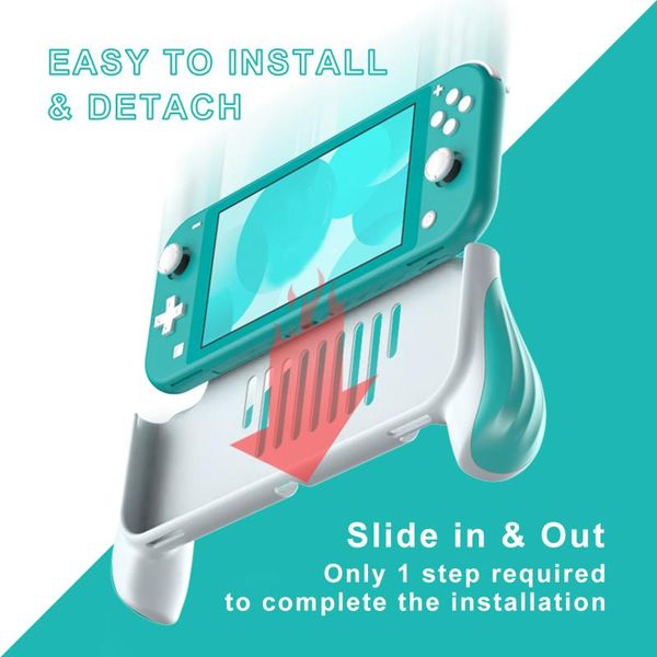 

game handle light hand grip case type-c charging holder suitable for switch lite host with lighted controllers & joysticks