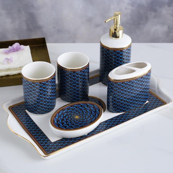 

bath accessory set porcelain bathroom accessories sets toothpaste dispenser wc toothbrush holder soap dish wedding gifts arrival
