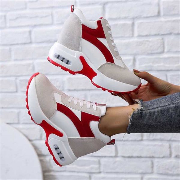 

dress shoes platform sneakers red black casual women ladies heels wedge zapatillas mujer 2021