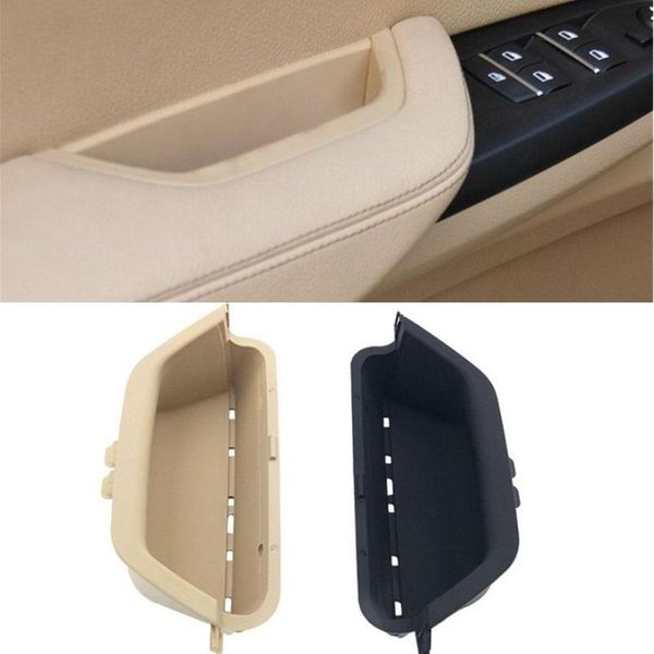 

car organizer front left door inner handle pull trim panel storage box for x3 f25 x4 f26 2011-2021 auto accessories