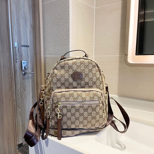 

fashion handbag backpack style women school bag backpacks woman men girls classic date code serial number 04