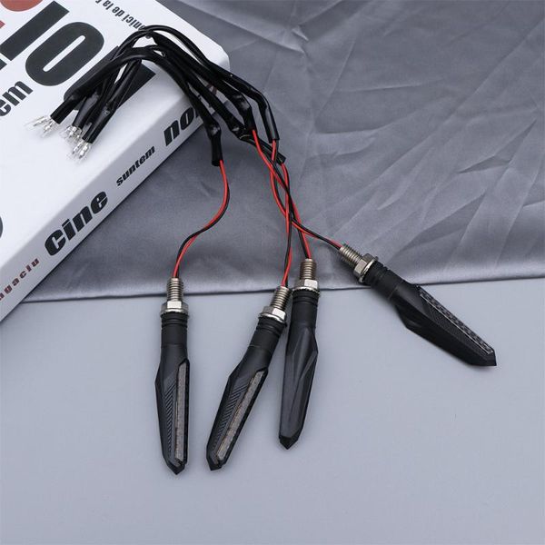 

car headlights 4pcs/set 12led motorcycle yellow light signal turn motor diving
