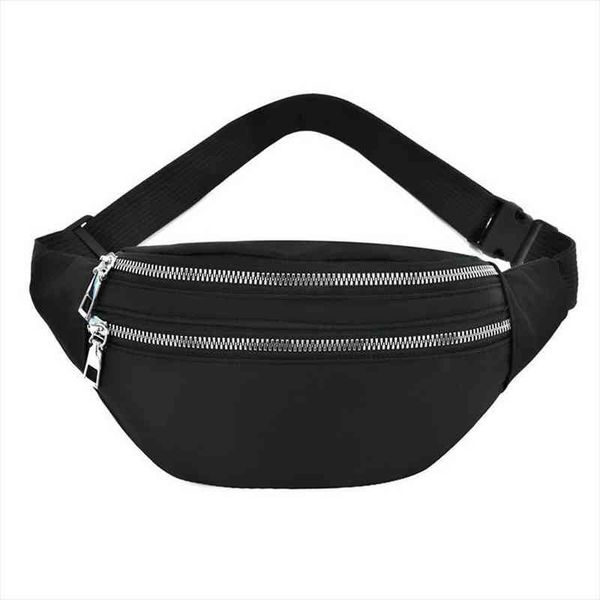 

men waist women banana bag pink fanny pack belt black geometric packs laser chest phone pouch