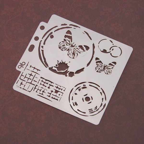 

painting supplies butterfly stencils template scrapbooking embossing stamping card e56e