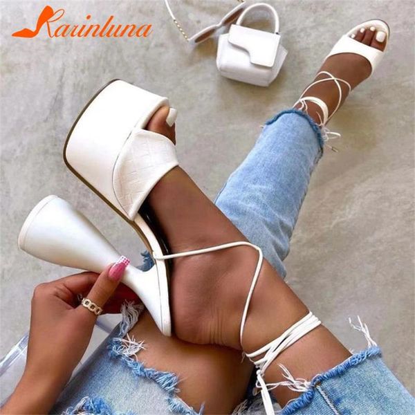 

dress shoes karin ladies high heels sandals ankle strap platform summer women stylish woman, Black