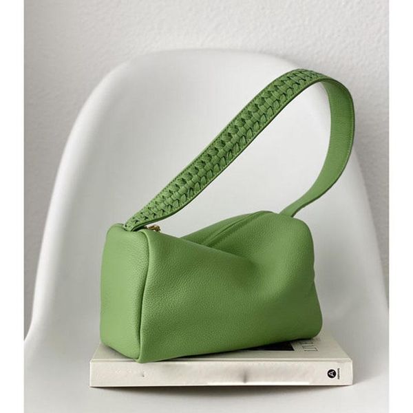 

evening bags woven wide straps shoulder bag soft and thick armpit pillow toast handbag 01-sb-tnyxzt