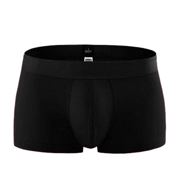 

cotton boxers men underwear male panties breathable u convex pouch underpants shorts calzoncillos hombre boxer marca homme, Black;white