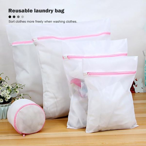 

laundry bags mesh bag - 8 pack zipper net wash for blouse / bra underwear socks travel storage deal machine washable