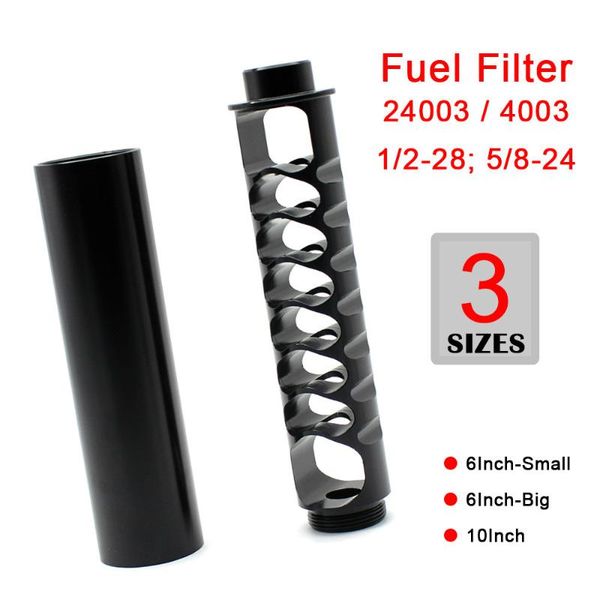 

parts aluminum solvent trap 1/2-28 5/8-24 fuel filter for napa 4003 wix 24003 black gray oil filters