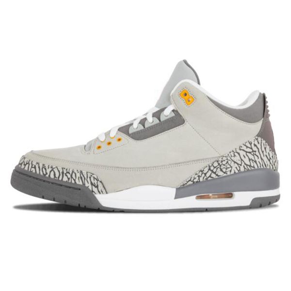 

New Arrivals 3 3s Cool Grey Mens Basketball Shoes 2020 UNC Trainers Denim Fire Red Animal pack Knicks Rivals Sports Sneakers Size 13RALI