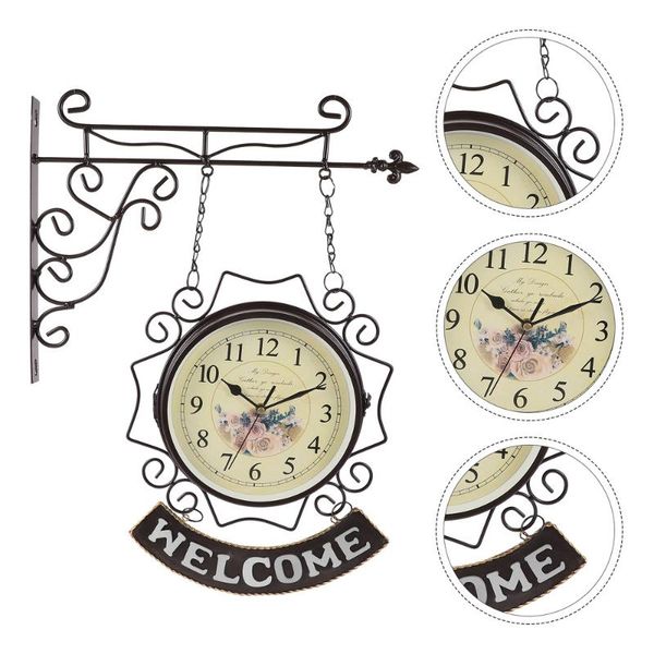 

wall clocks 1pc household clock antique hanging decorative pendant