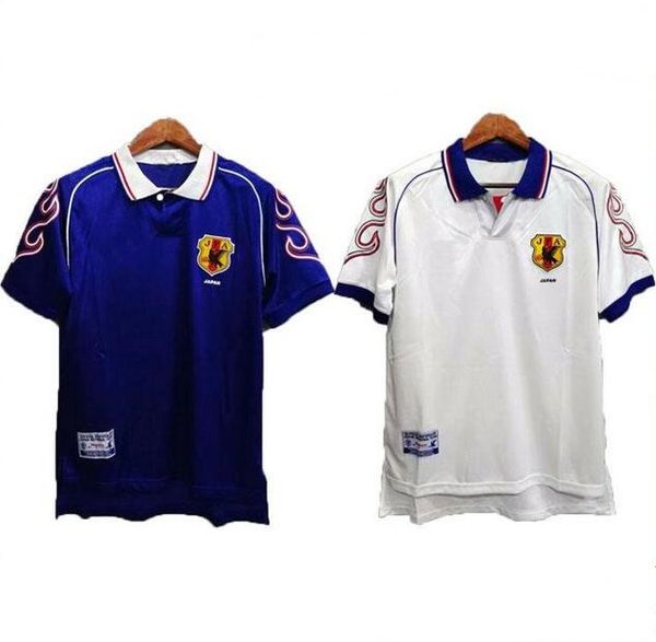 

98/99 retro version japan soccer jersey home #8 nakata #11 kazu #10 nanami #9 nakayama soccer shirt 1998 world cup football uniforms, Black;yellow