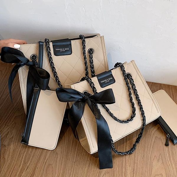 

big bag, with square lattice, women, synthetic leather bracelet, fashion, belt chain, 2021 evening bags